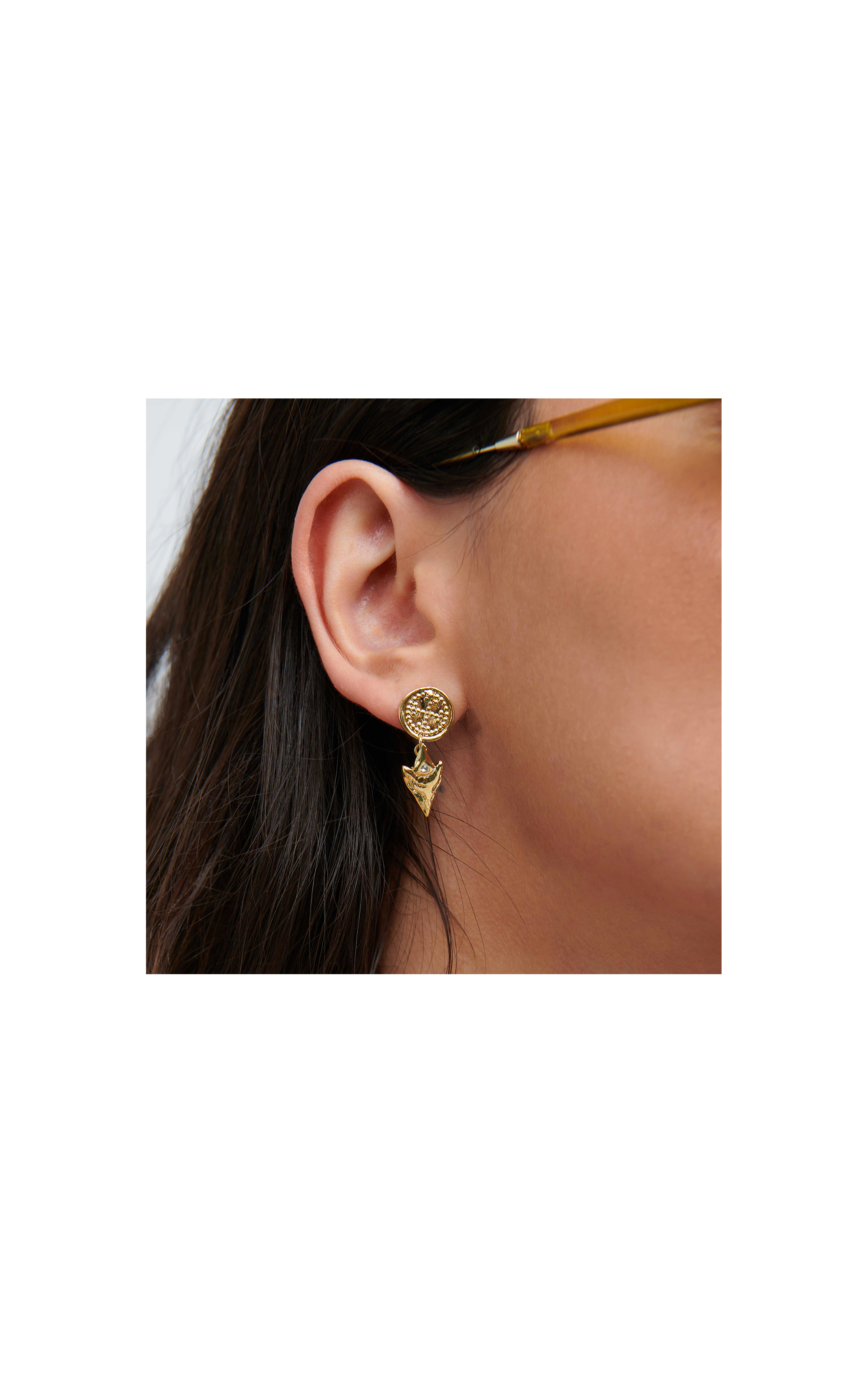 Earrings Colombus Gold multicolore